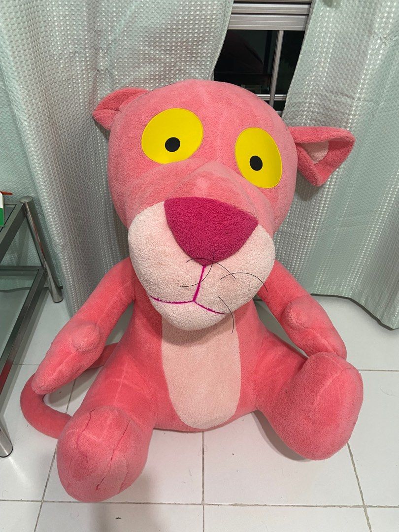 Giant Pink Panther Soft Toy Hobbies Toys Toys Games on Carousell