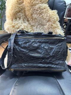 Givenchy Sheepskin Pepe Pandora Large Shoulder Bag (SHF-21646) – LuxeDH