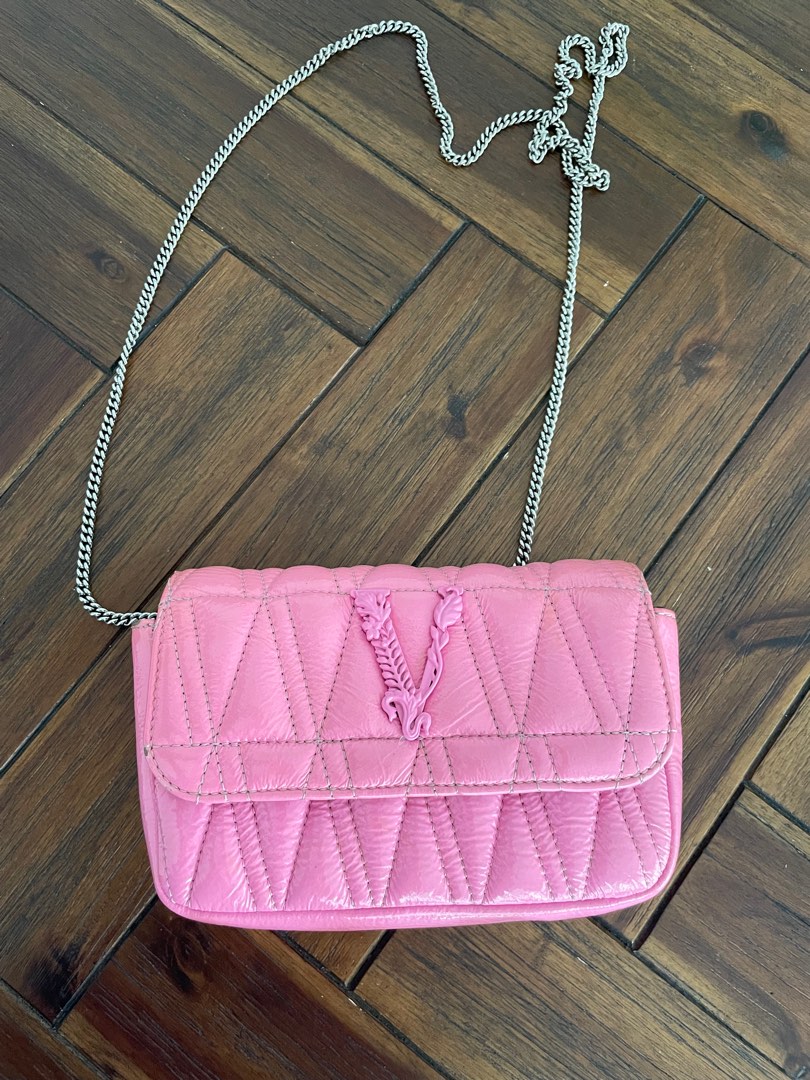 Versace pink clutch outlet