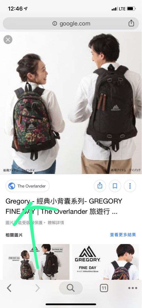 Gregory day pack online 16l
