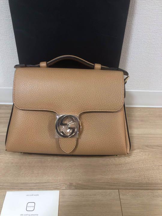Gucci interlocking top 2025 handle