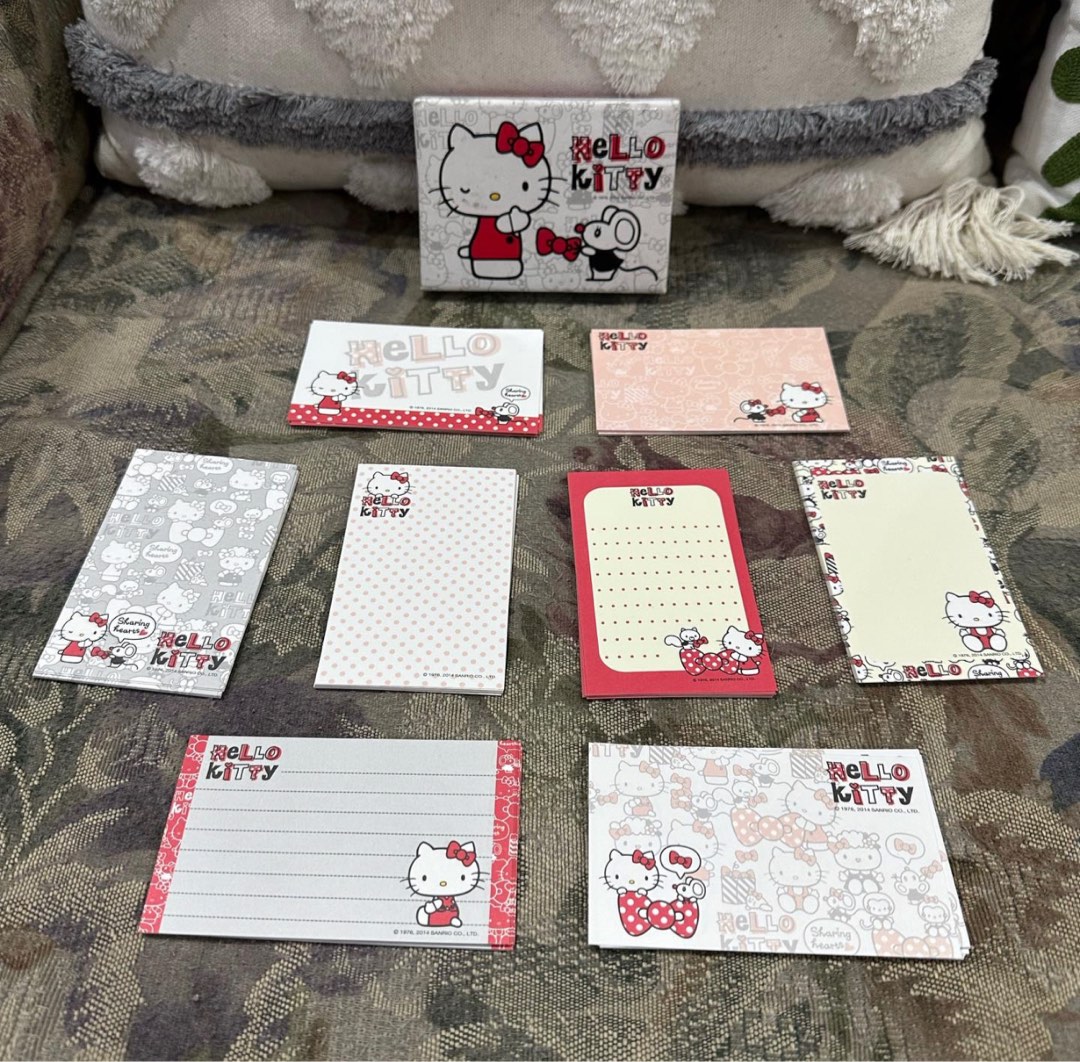 Hello kitty notecard set on Carousell