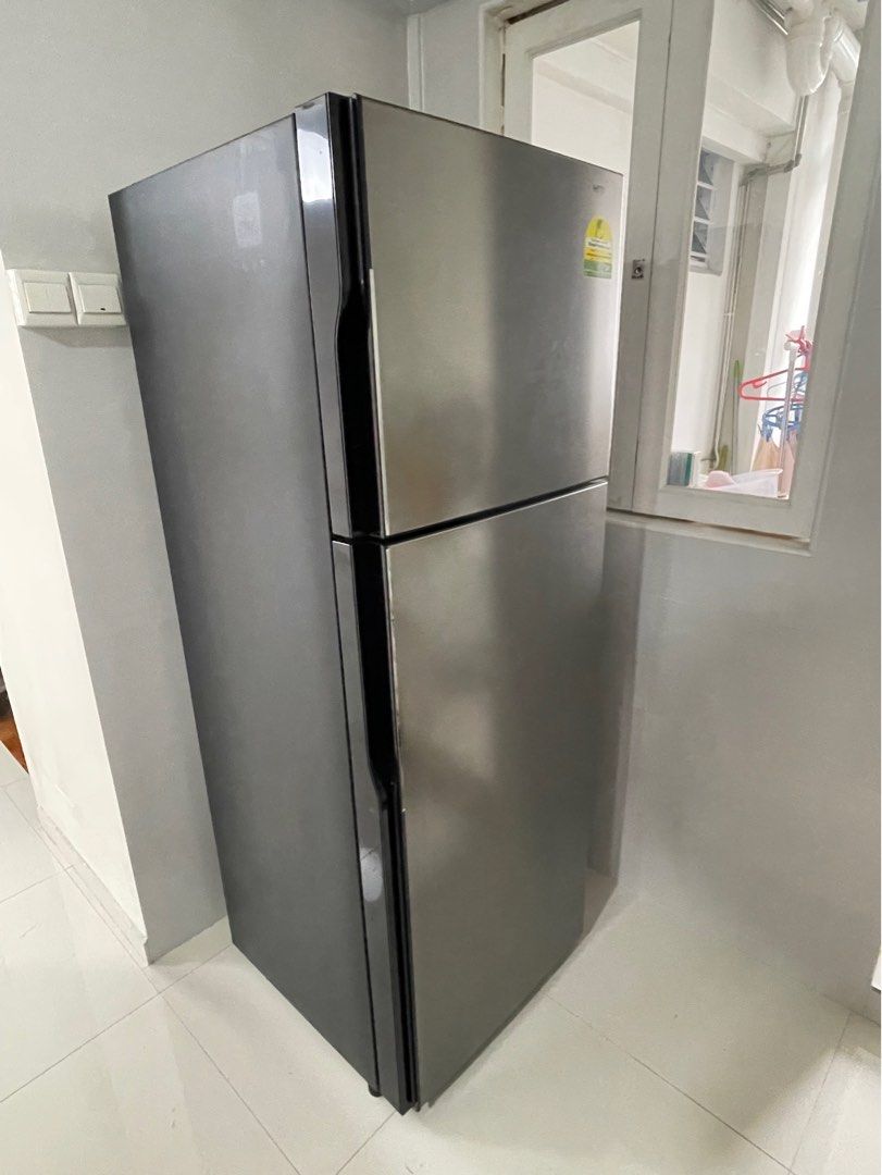 Hitachi fridge 270L silver colour, TV & Home Appliances, Kitchen