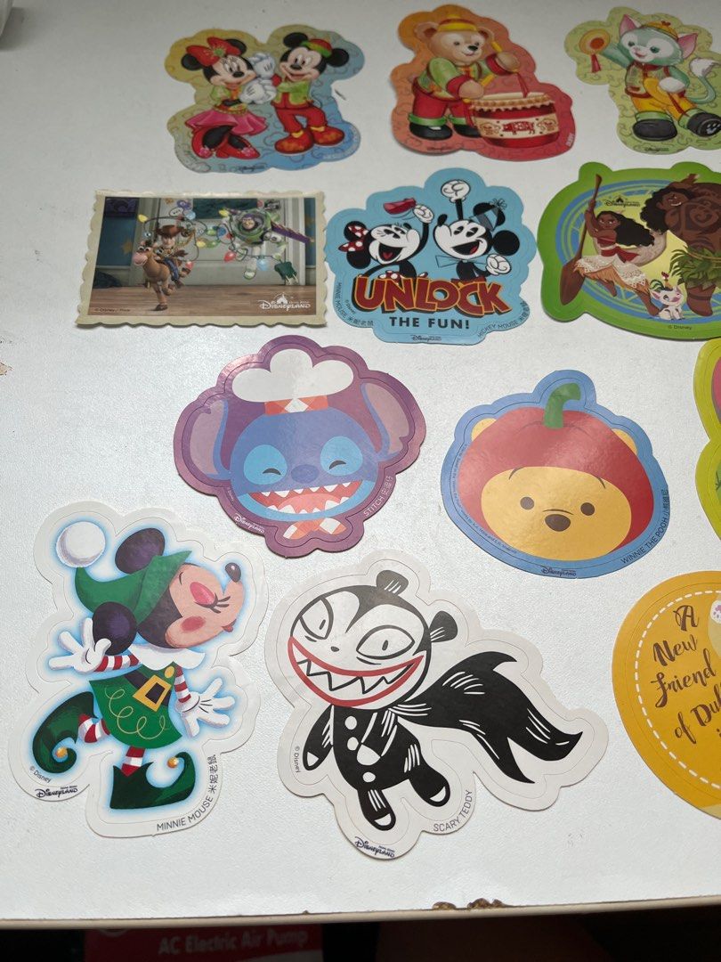 Hong Kong Disneyland Stickers, Hobbies & Toys, Stationery & Craft