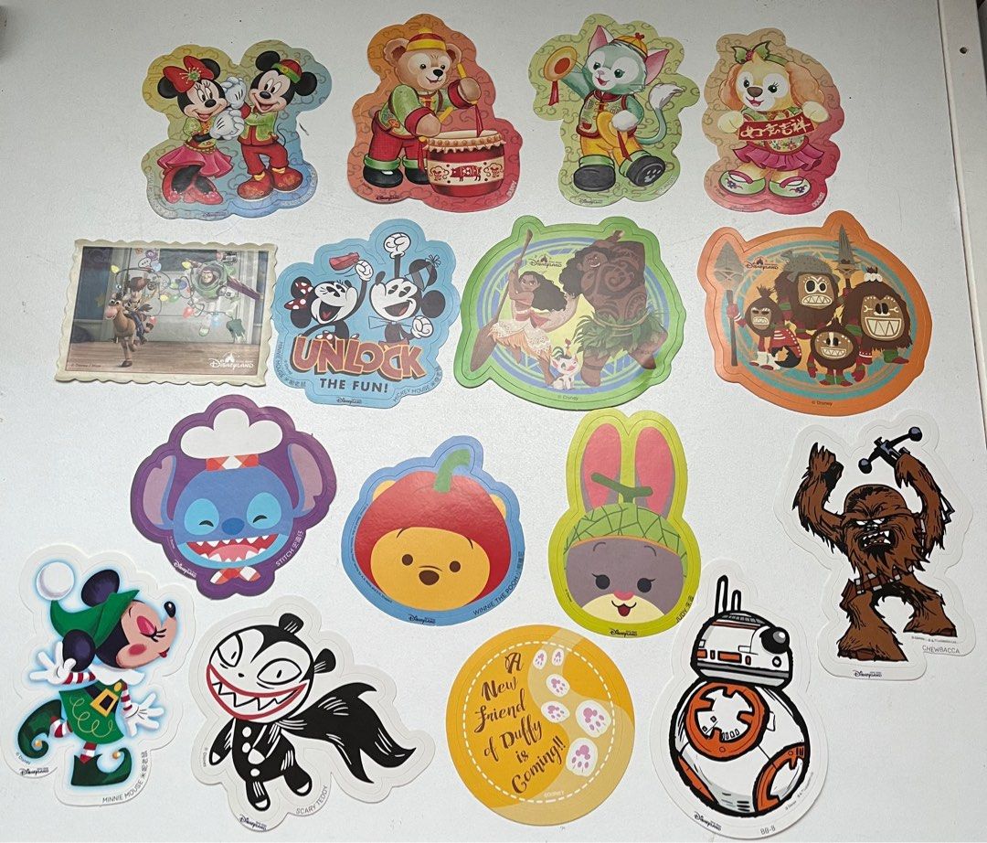 Hong Kong Disneyland Stickers, Hobbies & Toys, Stationery & Craft