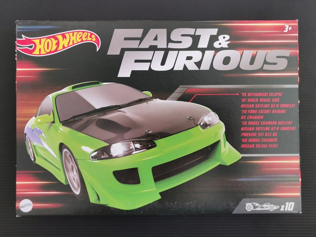 Hot Wheels fast and furious 10 pack, Hobbies & Toys, Toys & Games on
