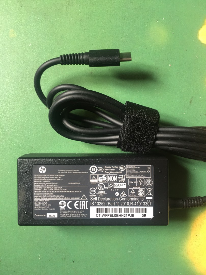 Chargeur USB-C 45W Lite-am Avec Câble Détachable - Compatible PC Portables, Téléphones, Nintendo