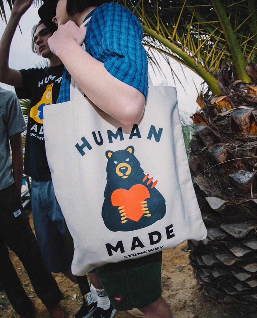 HUMAN MADE BEAR BOOK TOTE, Women's Fashion, Bags & Wallets, Tote