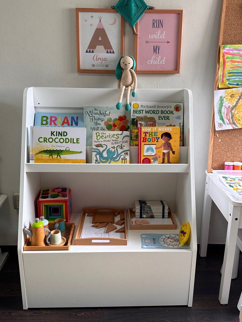 IKEA Bergig Kids Book display shelf with storage, Babies & Kids, Baby