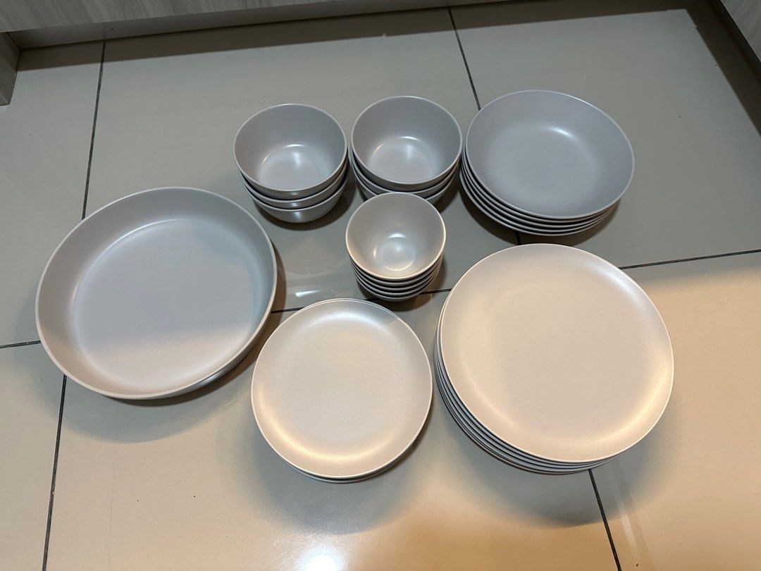 Ikea dinnerware stoneware plates, Furniture & Home Living, Kitchenware