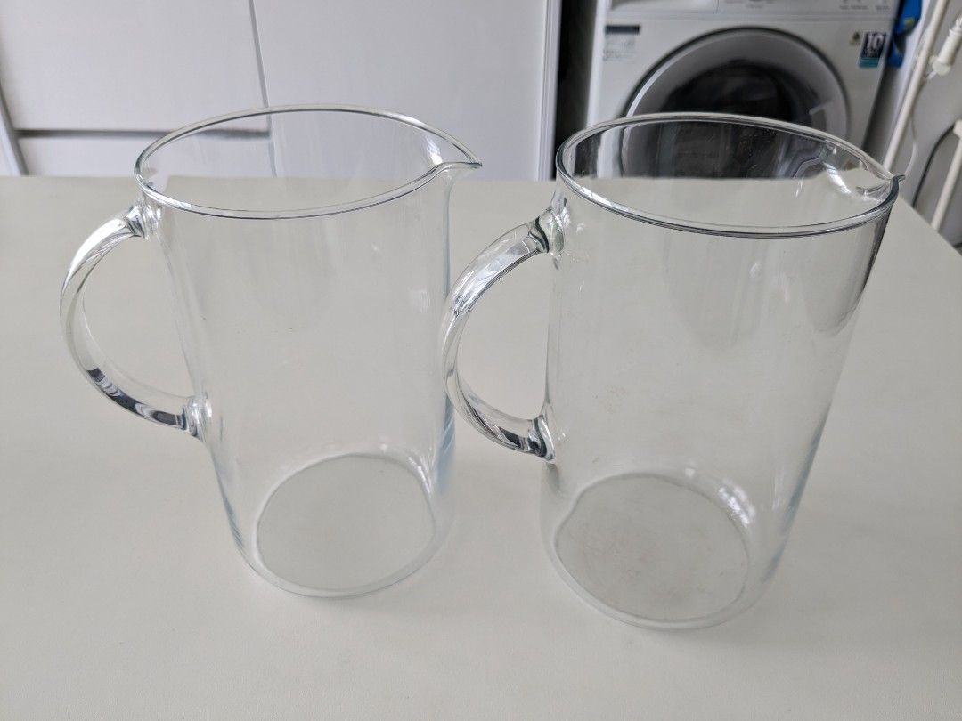 IKEA glass water pitcher jar 1.5L, Furniture & Home Living, Kitchenware & Tableware, Pitchers