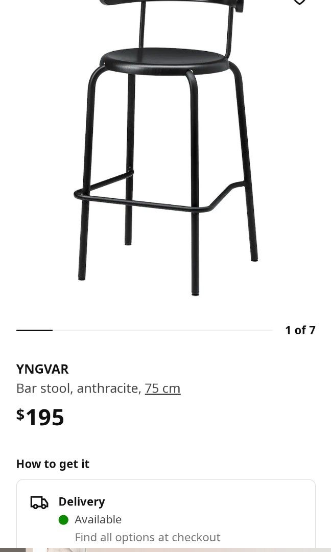 IKEA HIGH CHAIR YNGVAR, Furniture & Home Living, Furniture, Chairs on Carousell