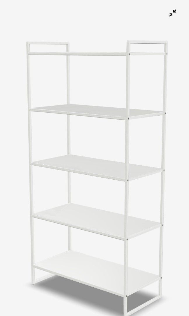 Ikea JONAXEL Shelving unit, white 80x38x160 cm, Furniture & Home Living, Furniture, Shelves