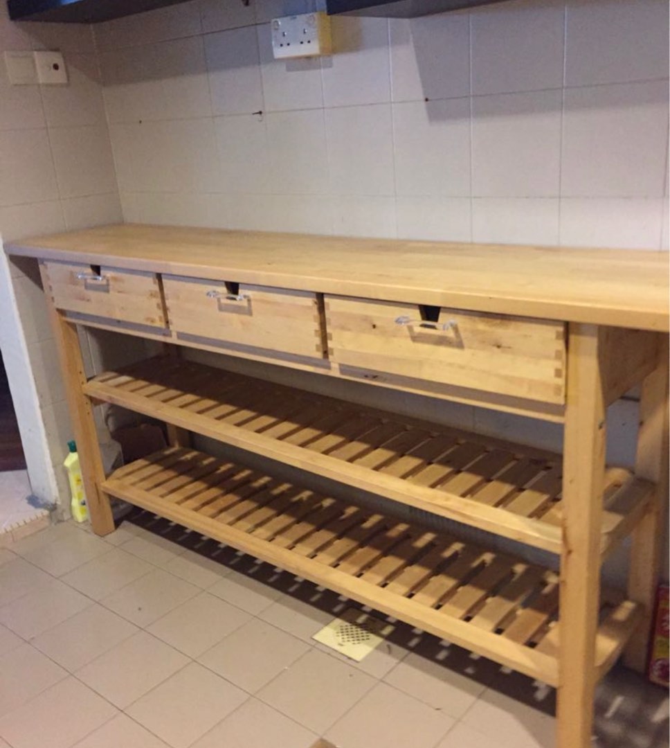 ikea kichen buffet hutch /trolley, Furniture & Home Living, Furniture