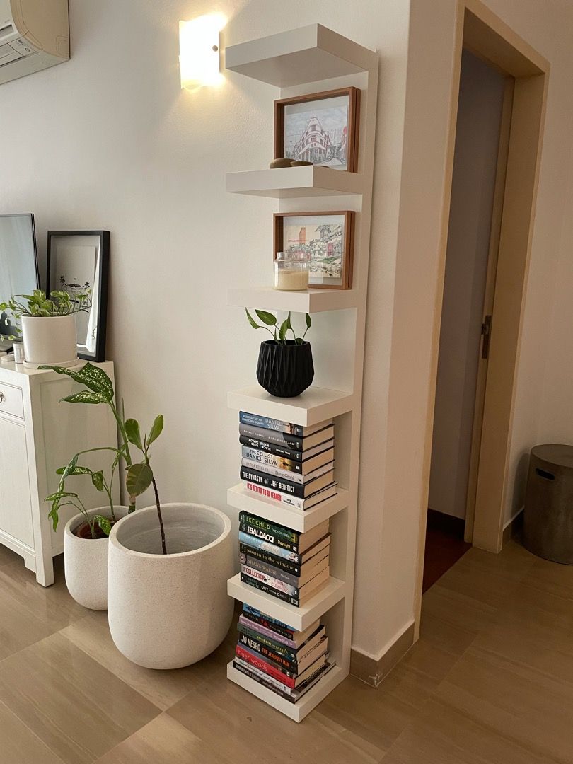 LACK Wall Shelf Unit White Stained Oak Effect 11 3 4x74 3 4 Lupon gov ph