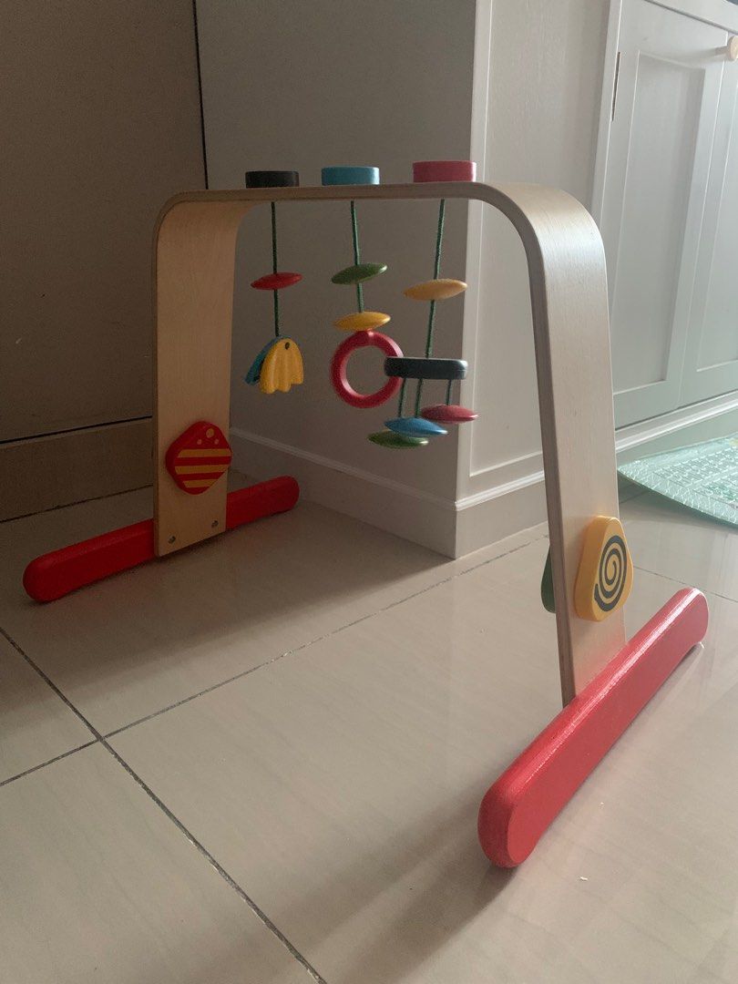 Ikea leka 2024 wooden baby gym