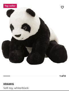Ikea Panda Stuffed Toy - Plush