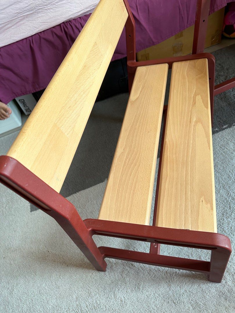 IKEA YPPERLIG kids table and bench, Furniture & Home Living, Furniture