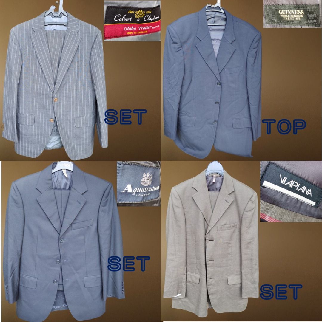 [Preloved] Imported Buisiness Suits for Men (Various Sizes) / Jas Impor ...
