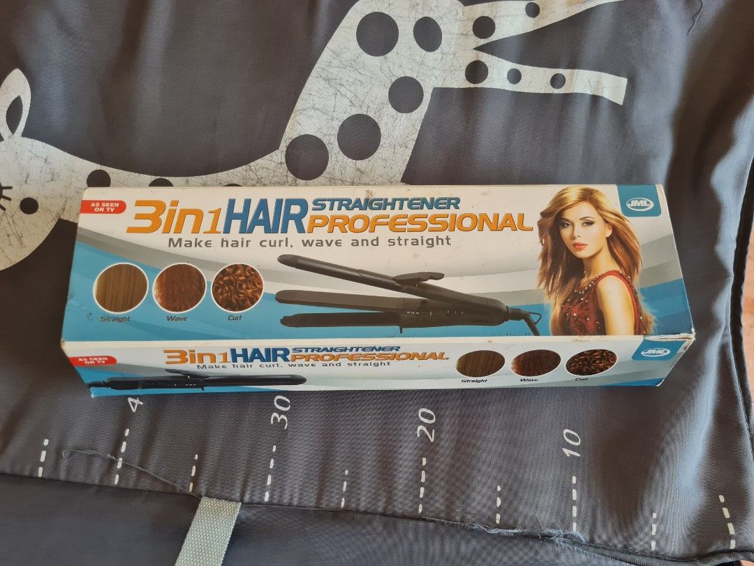 JML 3 in 1 Hair Straightener Professional Beauty Personal Care