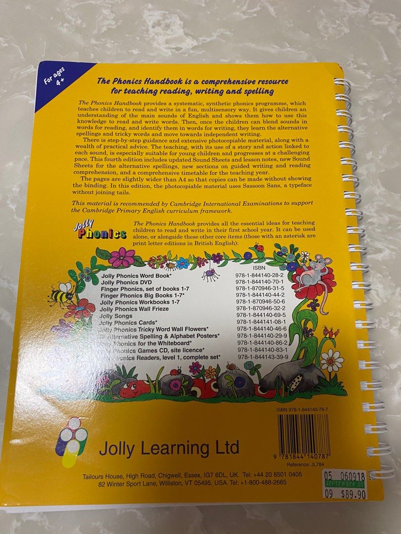 Jolly Phonics Handbook, Hobbies & Toys, Books & Magazines, Children's