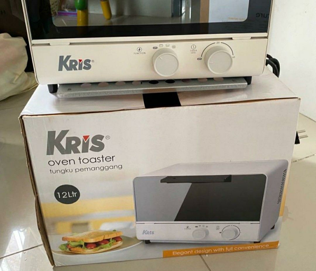 Jual oven krisbow toaster 12L, Kitchen & Appliances di Carousell
