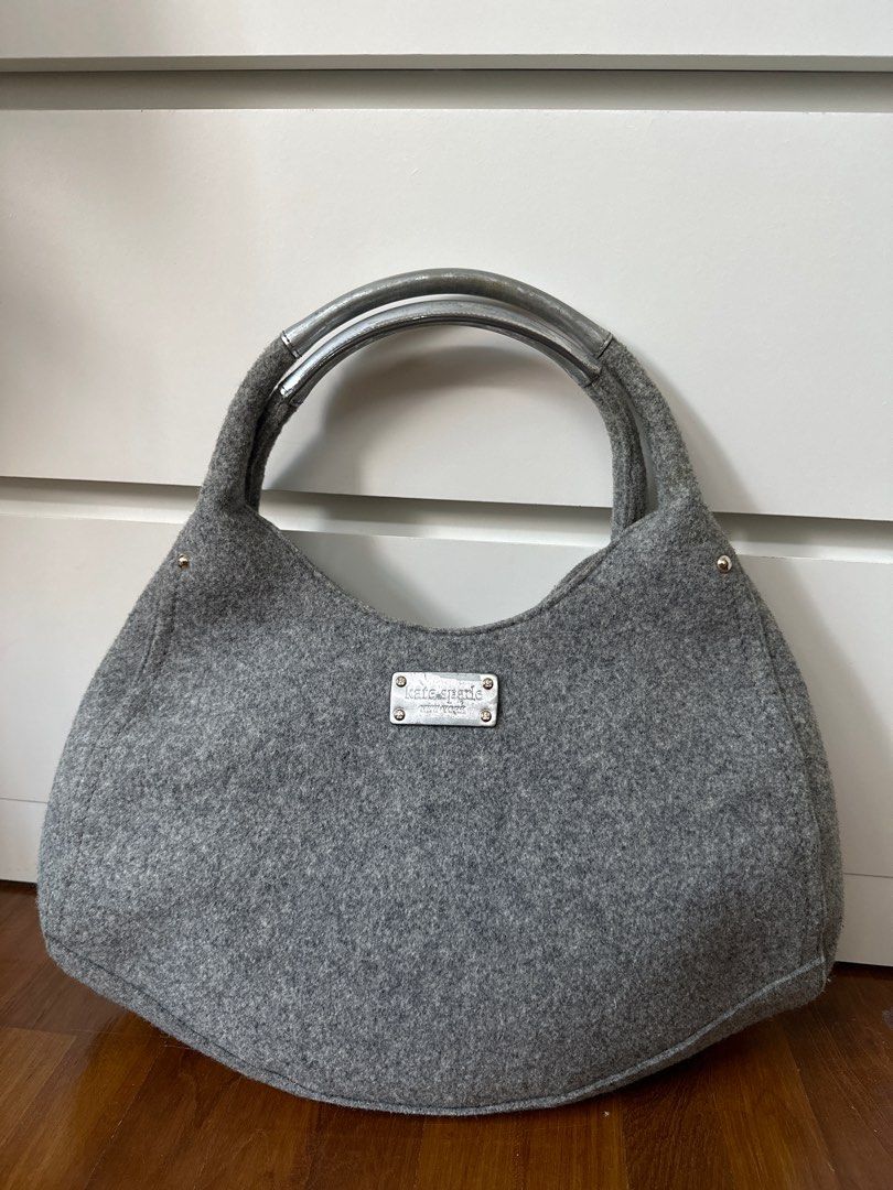 Kate Spade Felt Grey Bag