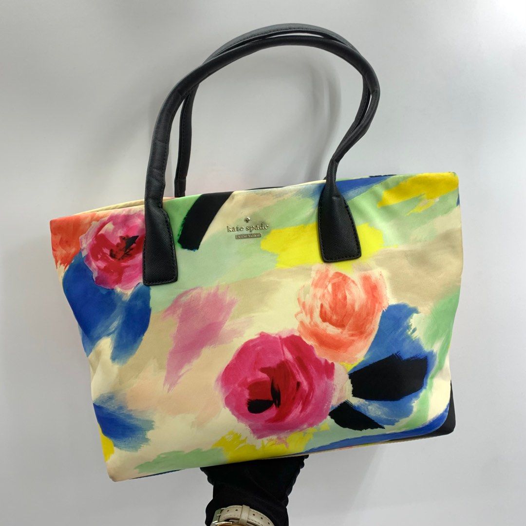 kate spade new york knott medium floral-embossed leather tote bag | Neiman  Marcus