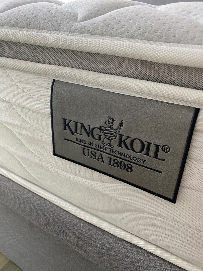 King koil bed frame and mattress, Furniture & Home Living, Furniture, Bed Frames & Mattresses on