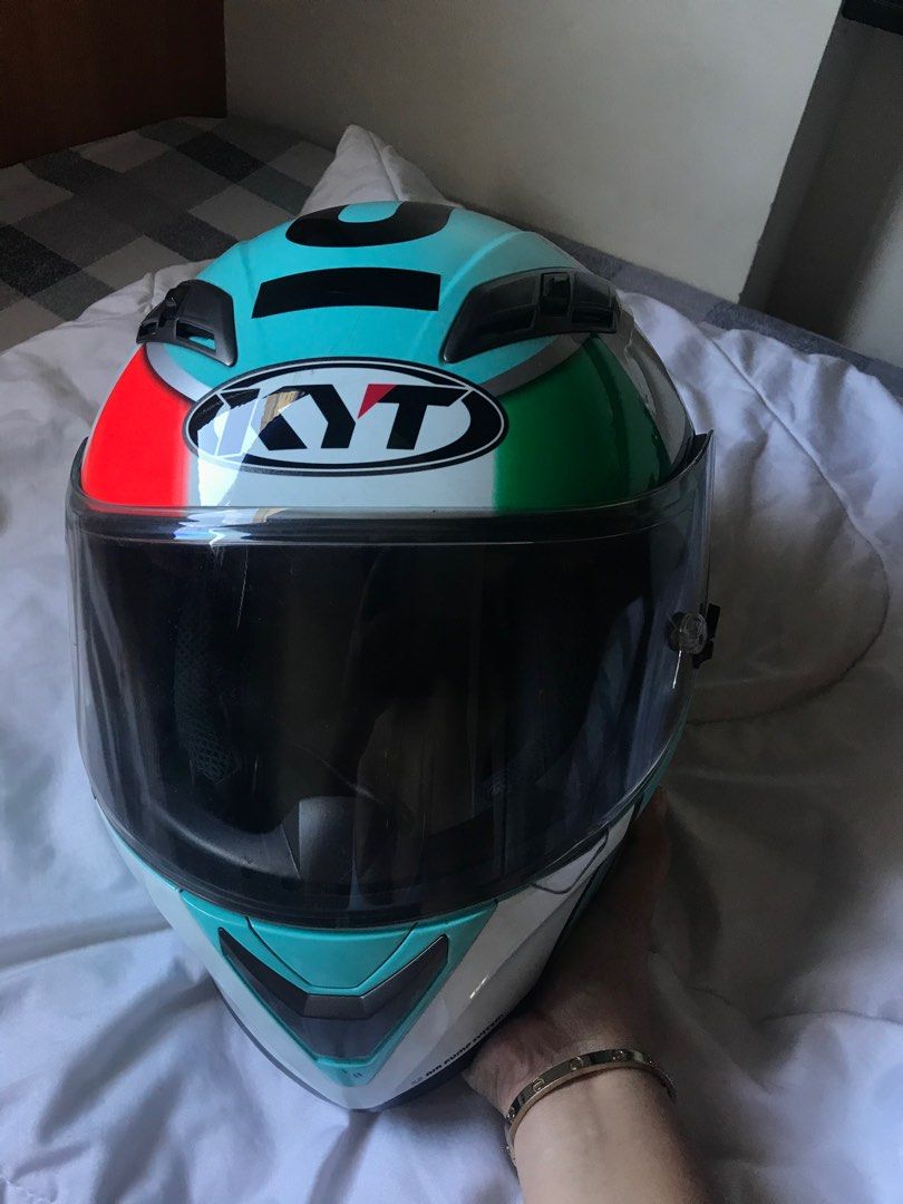 KYT Full Face Helmet Vendetta Leopard Motorbikes Motorbike