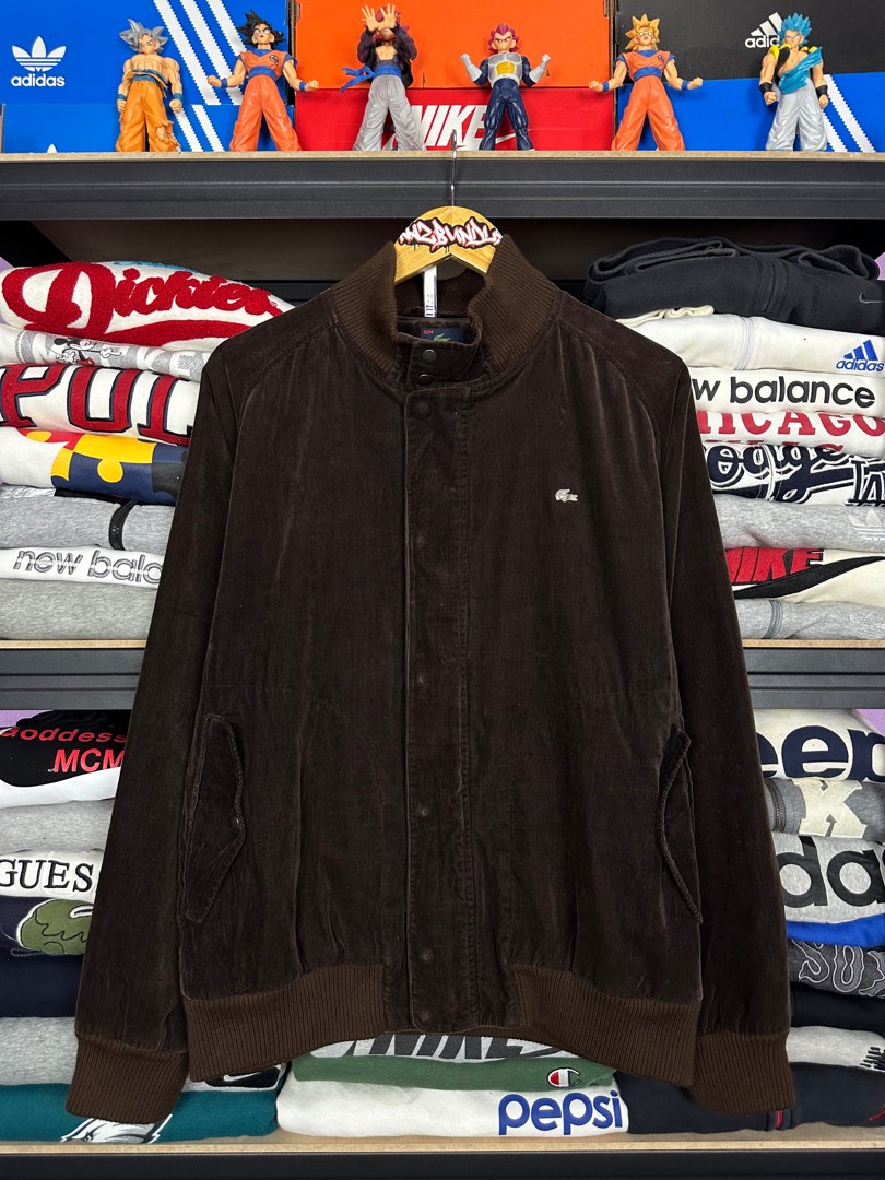 Lacoste corduroy jacket store