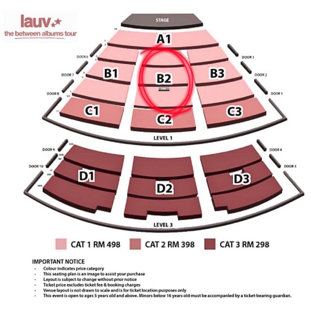 Lauv Concert Tickets in Malaysia X2 (6 Sep 2023), Tickets & Vouchers