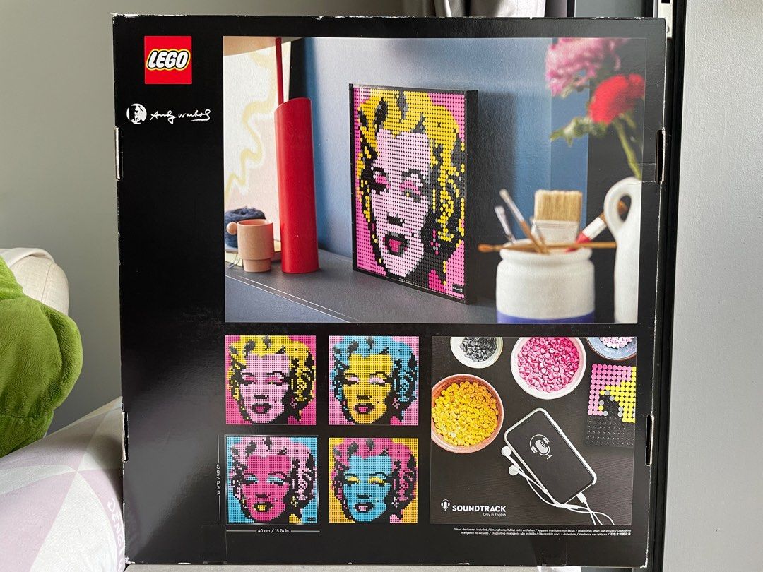 Lego Art Andy Warhol s Marilyn Monroe 31197 Hobbies Toys Stationery Craft Art Prints on Carousell