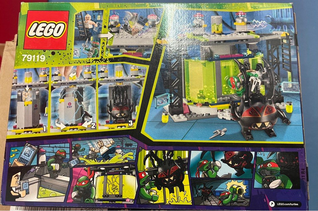 Lego TMNT 79119 Mutation Chamber Unleashed Hobbies Toys Toys Games on Carousell