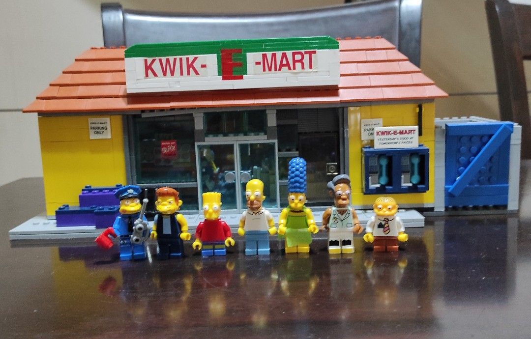 Lepin The Simpson Kwik-E-Mart Blocks Set (Assembled and Incomplete) (Category: Lego & Building Sets) located in Bacoor. Submitted by collectors_haul (Listing ID 1230434126, Image 3). Description: 📌Pre-owned. 📌Message me if you want this shipped assembled, original box is not included unless you want it flattened and folded so it could fit the parcel. 📌Message me if you wish to include the original box as is. I can dismantle a few parts so it c