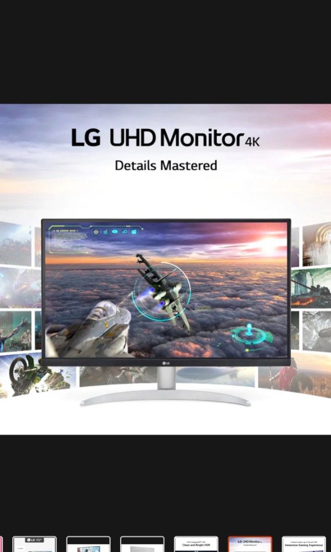 LG 27" 27UP600 UHD 4K IPS Display Monitor, Computers & Tech, Parts
