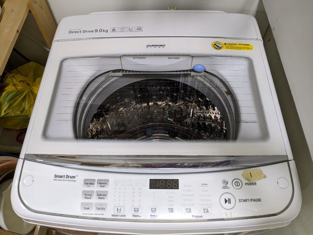 Lg diamond glass outlet washer and dryer