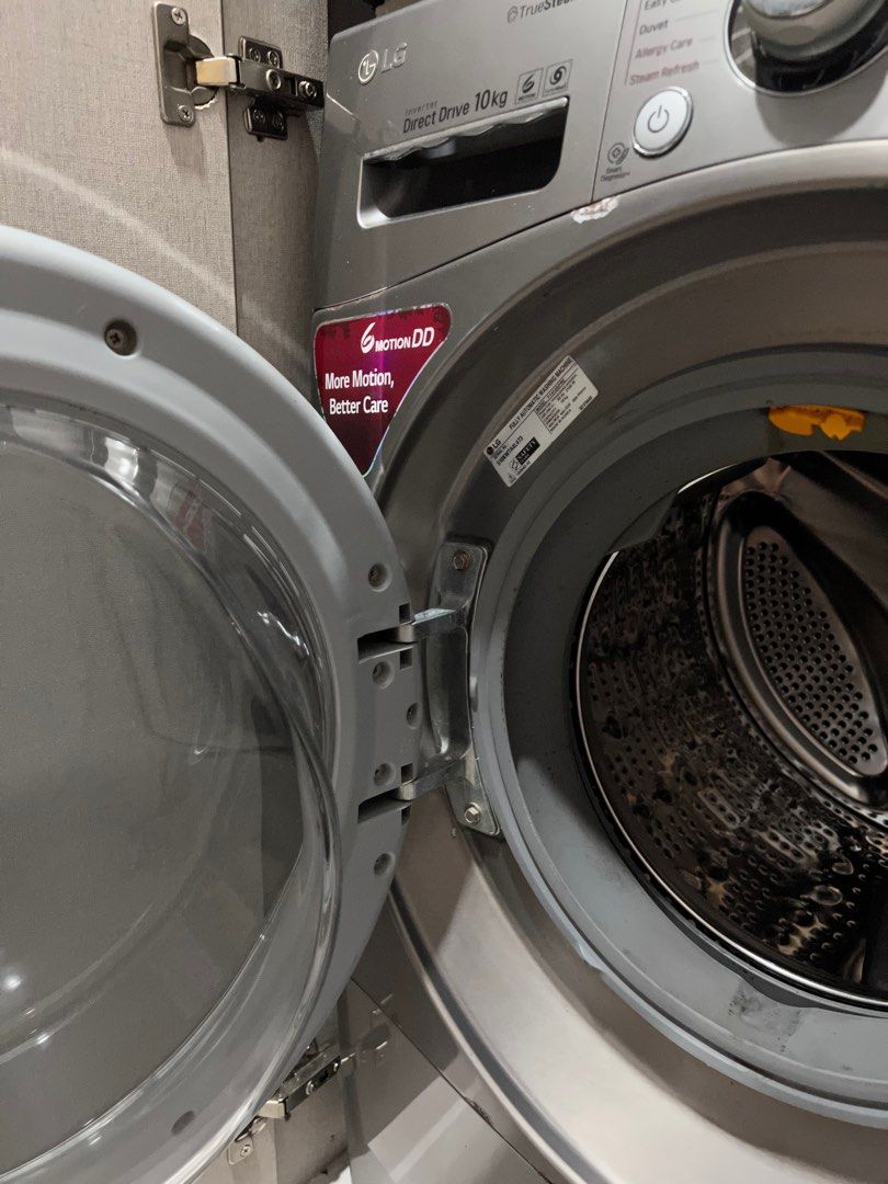 LG inverter direct drive washing machine and dryer set, TV & Home