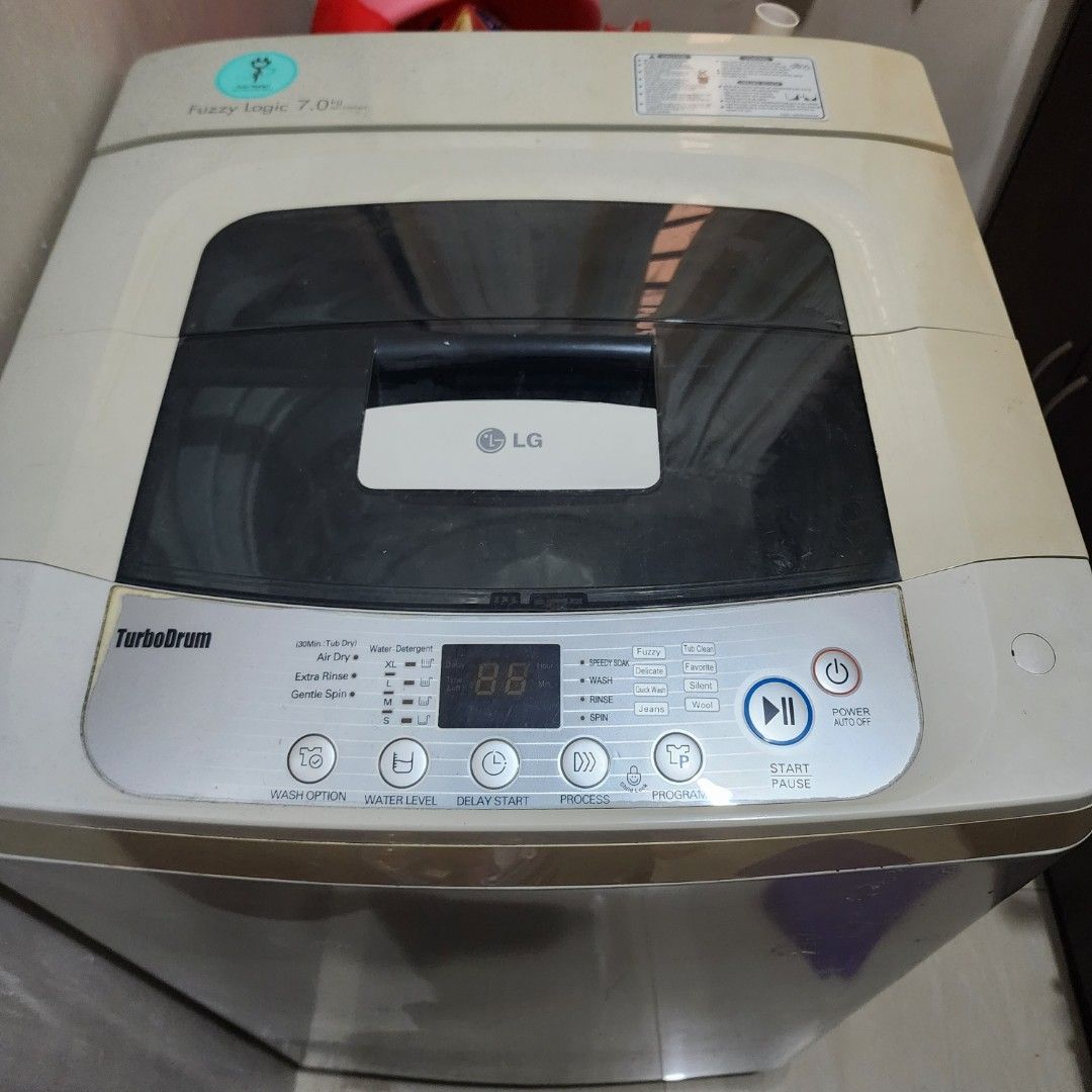 LG Washing Machine 7.0 KG Turbo Drum, TV & Home Appliances, Washing Machines and Dryers on Carousell