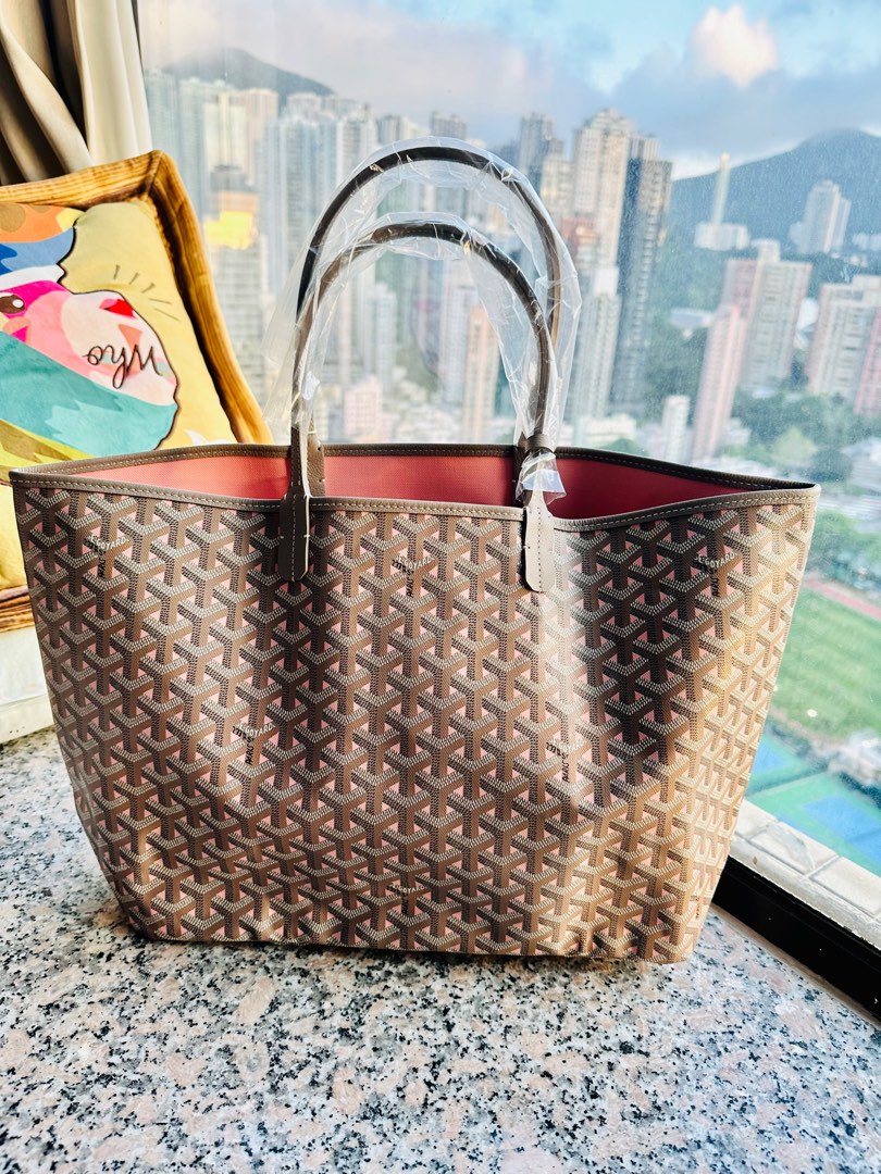 Goyard 2023 tote pink. Limited Edition. PM size, 名牌, 手袋及銀包- Carousell