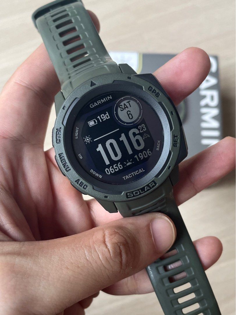 Garmin instinct tactical green on sale