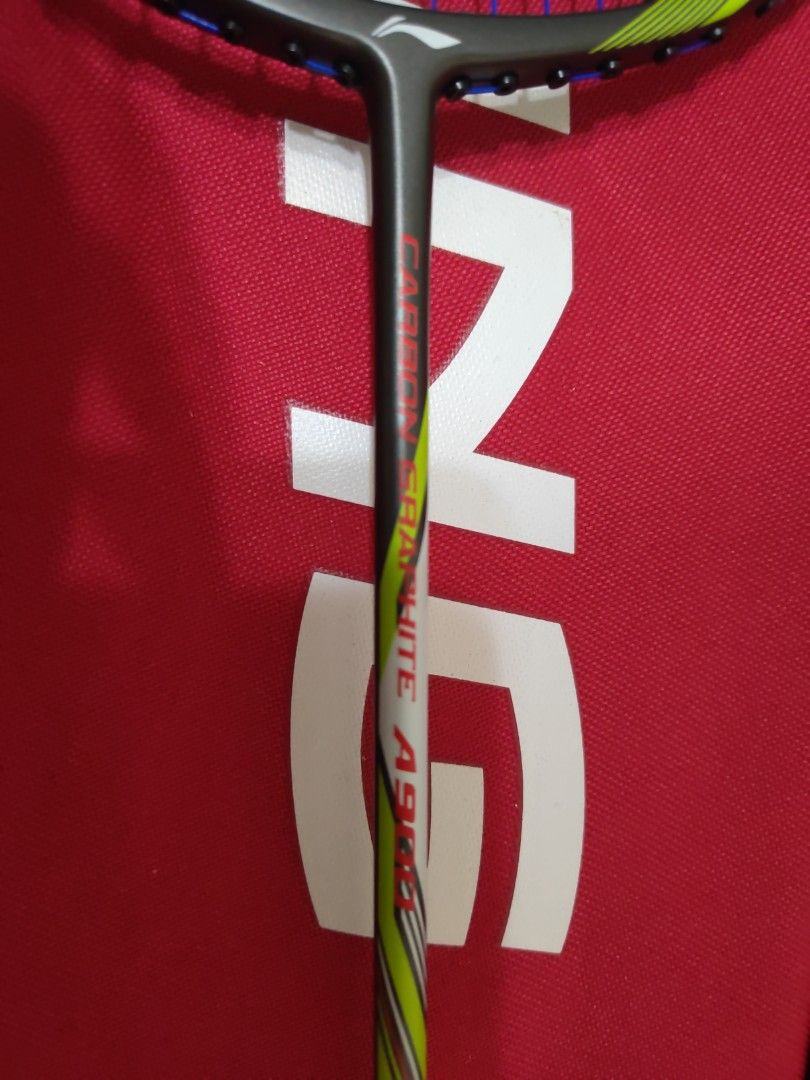 Lining CARBON GRAPHITE A900 GREEN BADMINTON RACKET, Sports Equipment ...