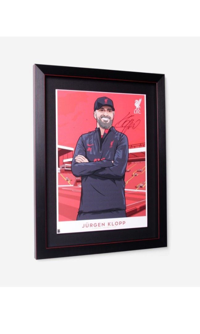 Foto del Liverpool firmata da Jurgen Klopp - CharityStars