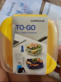 Locknlock 2 in 1 salad container