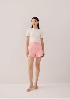 🍒Lovet Bonito LB Lovebonito  Amita Tailored Shorts in Coral (M)