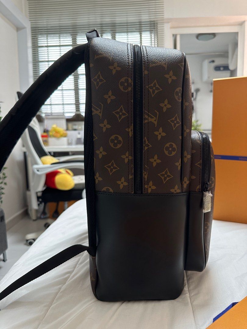 Louis Vuitton Dean Backpack Monogram Macassar in Coated Canvas