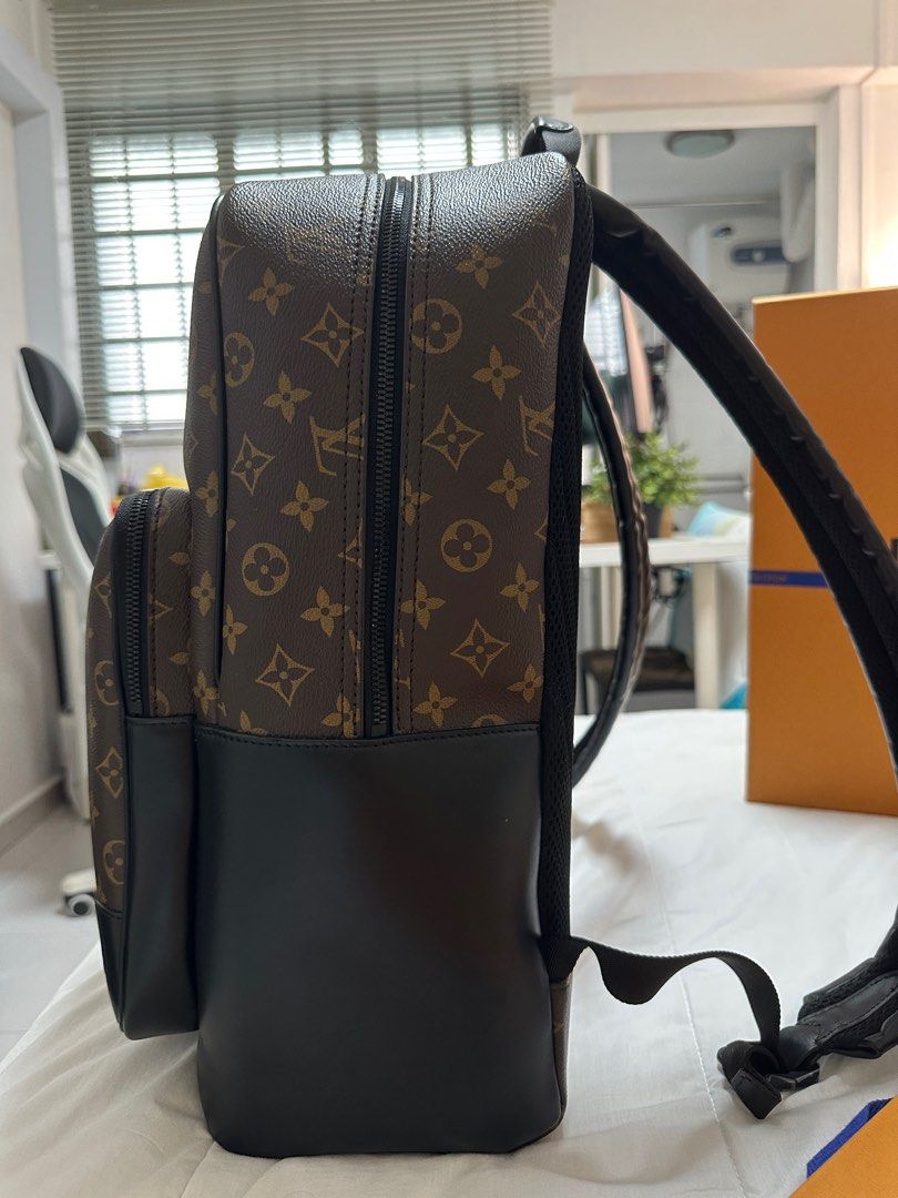 Louis Vuitton Dean Backpack Monogram Macassar in Coated Canvas