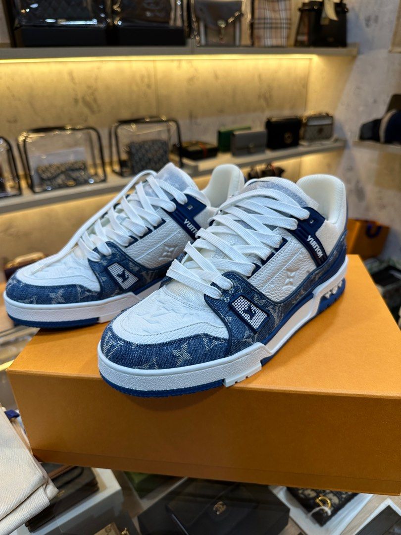 Louis Vuitton 408 Trainer Monogram Denim - Novelship