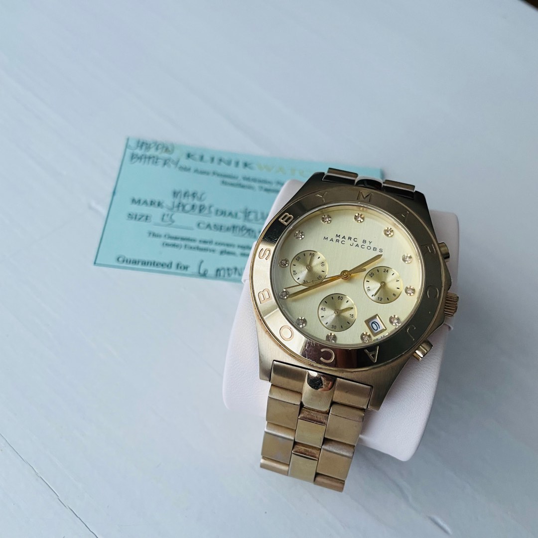 Marc Jacobs Gold Watch 40mm on Carousell