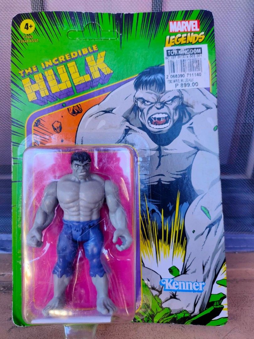 Marvel Legends Grey Incredible Hulk (Category: Figurines & Statues) located in Pasig City. Submitted by ceedeevee (Listing ID 1230447267, Image 1). Description: Unopened MOP: Gcash, Maya.